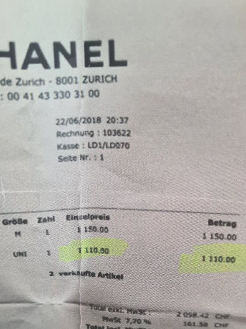 Chanel Spille & Fermagli: Seltene Chanel Brosche mit Rechnungscopie – Nuovo (secondo la descrizione) da Luzern venduto da annabelle25 8