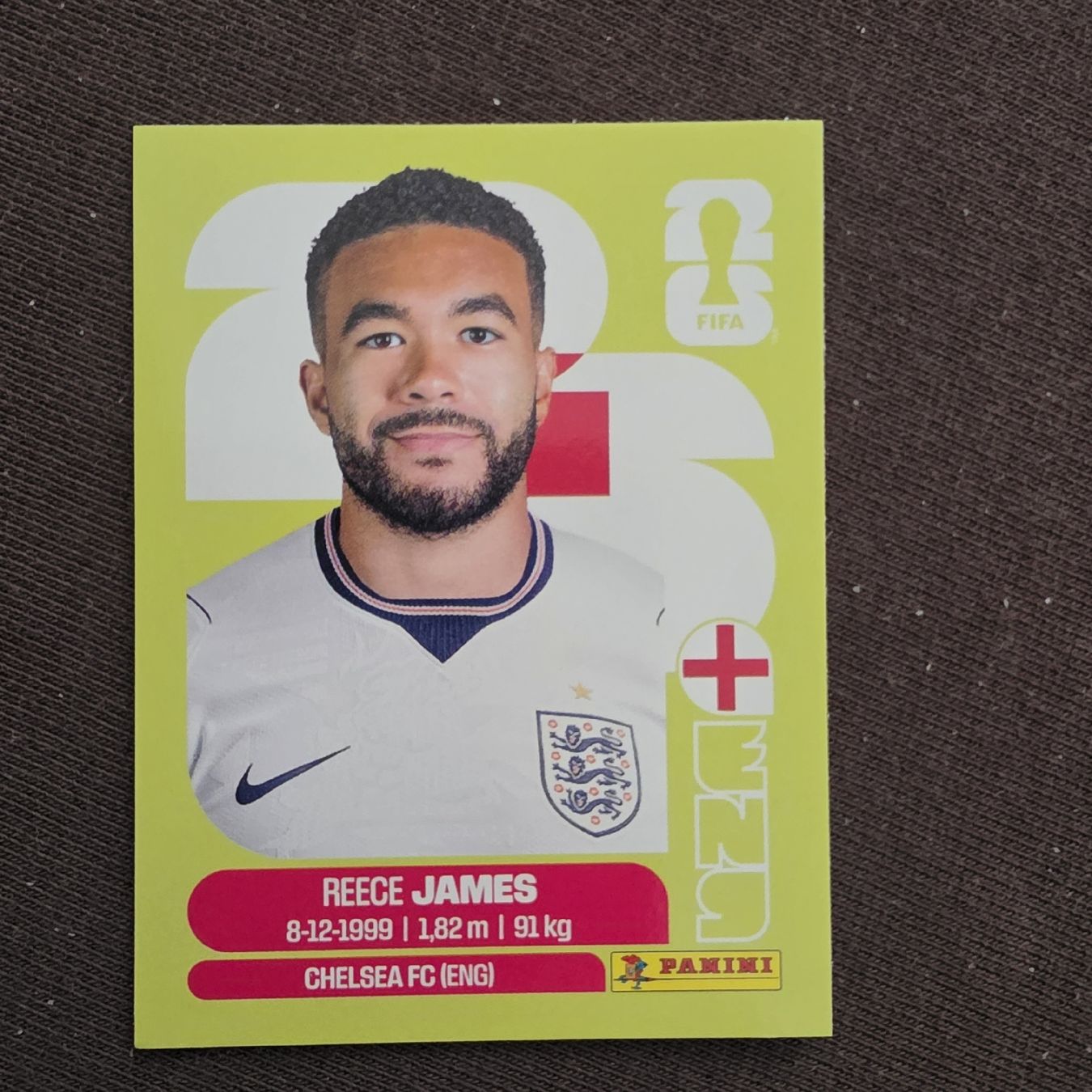 Panini Sammelbilder & Trading cards: Panini ENG7 Reece James  – Neu und originalverpackt aus Buchs AG von wickyjen88
