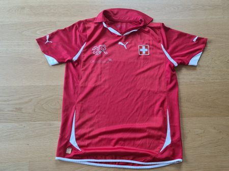 Vintage Schweiz Fussball Nati Puma Trikot 2010/12 - M