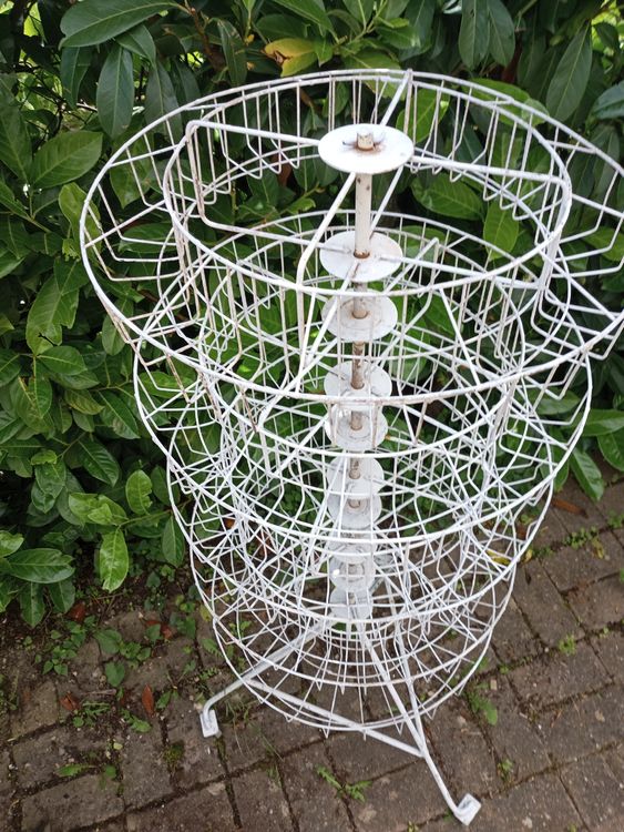 Présentoir De Fleurs En Métal Robuste à 2 étages Avec