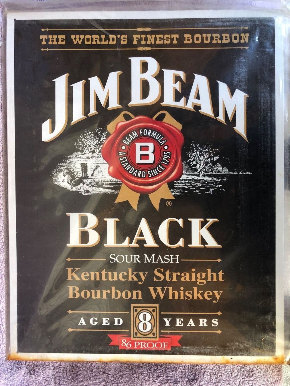 Insegne: Jim beam whisky bourbon black werbung – Nuovo (secondo la descrizione) da Reinach AG venduto da rares75