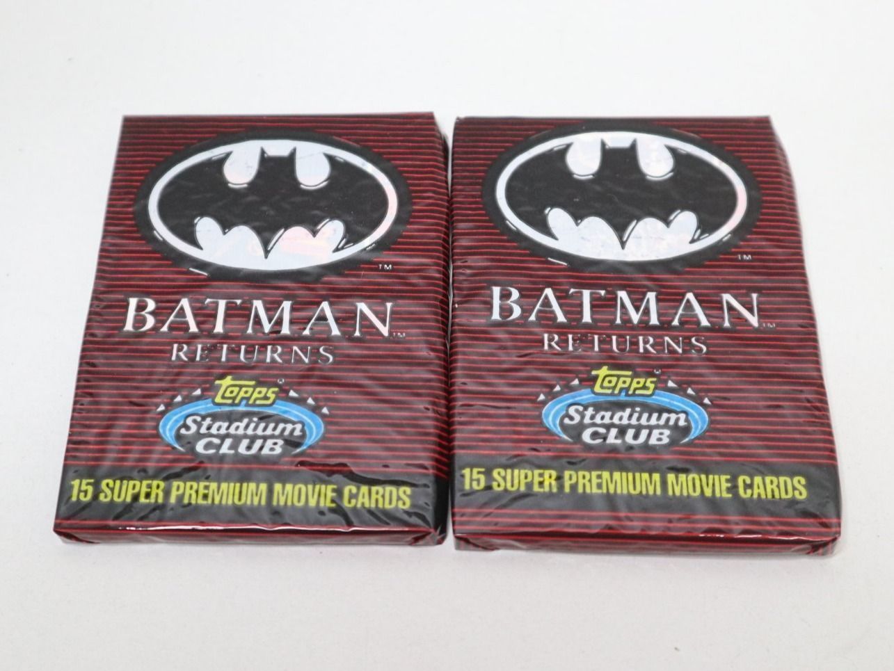 Carte collezionabili: 2x  Booster Pack 1991 Batman Returns Premium  Trading Cards – Nuovo e nell'imballaggio originale da Eschenbach SG venduto da Astalavista