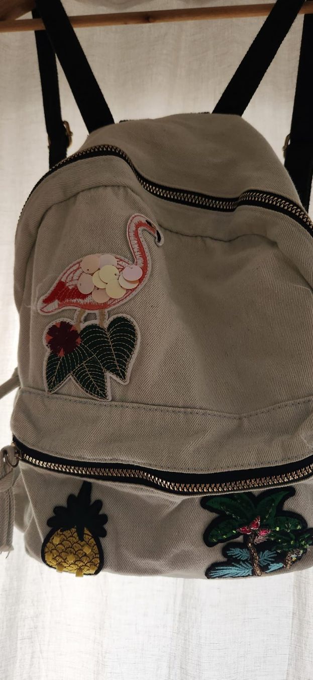 Zaini: Sommerrucksack Flamingo Ananas Patches – Usato da Zürich venduto da syl_bhd2