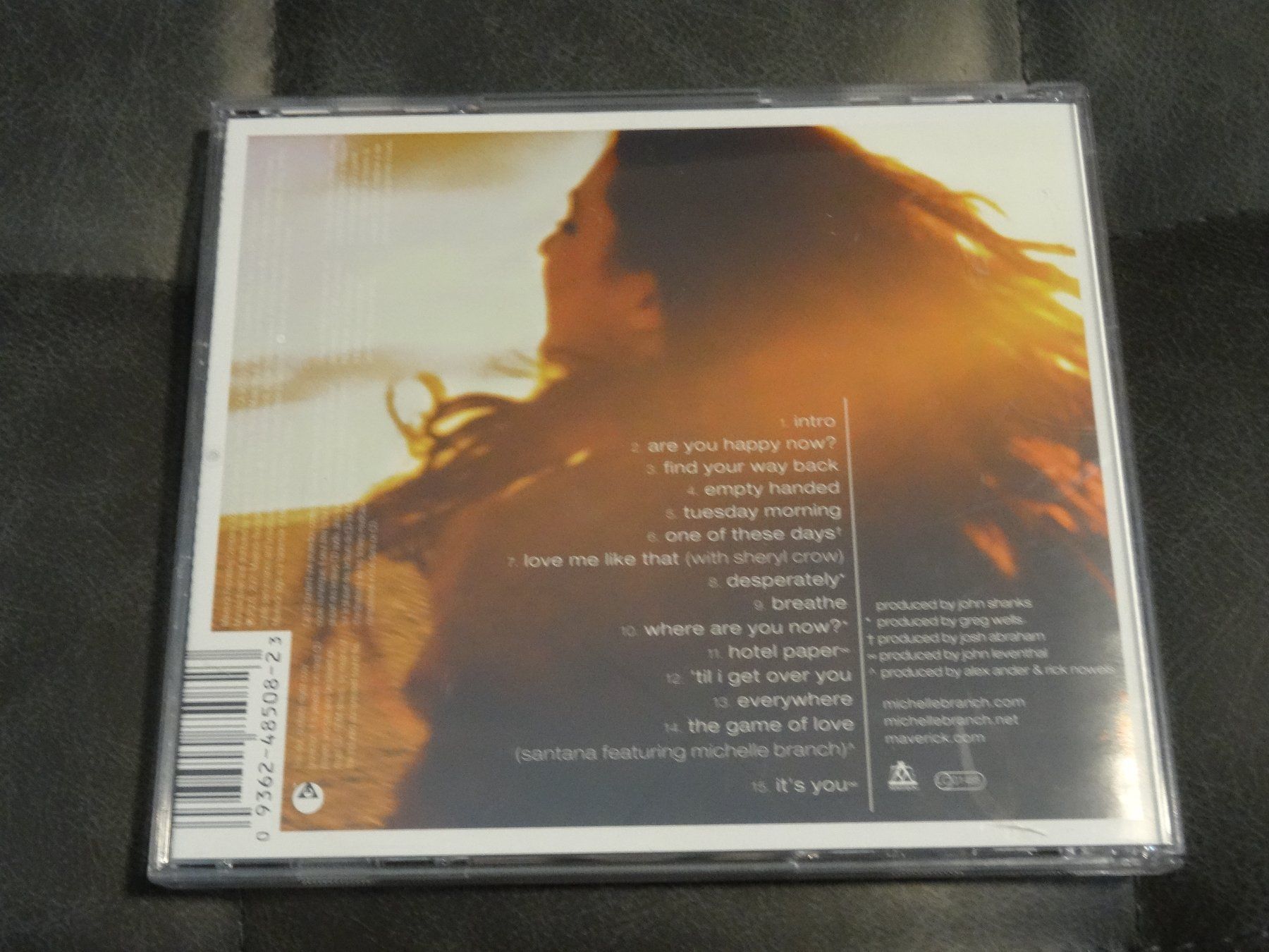 CD: Michelle Branch - Hotel Paper CD – Usato da Olten venduto da Disc-Ausverkauf 1