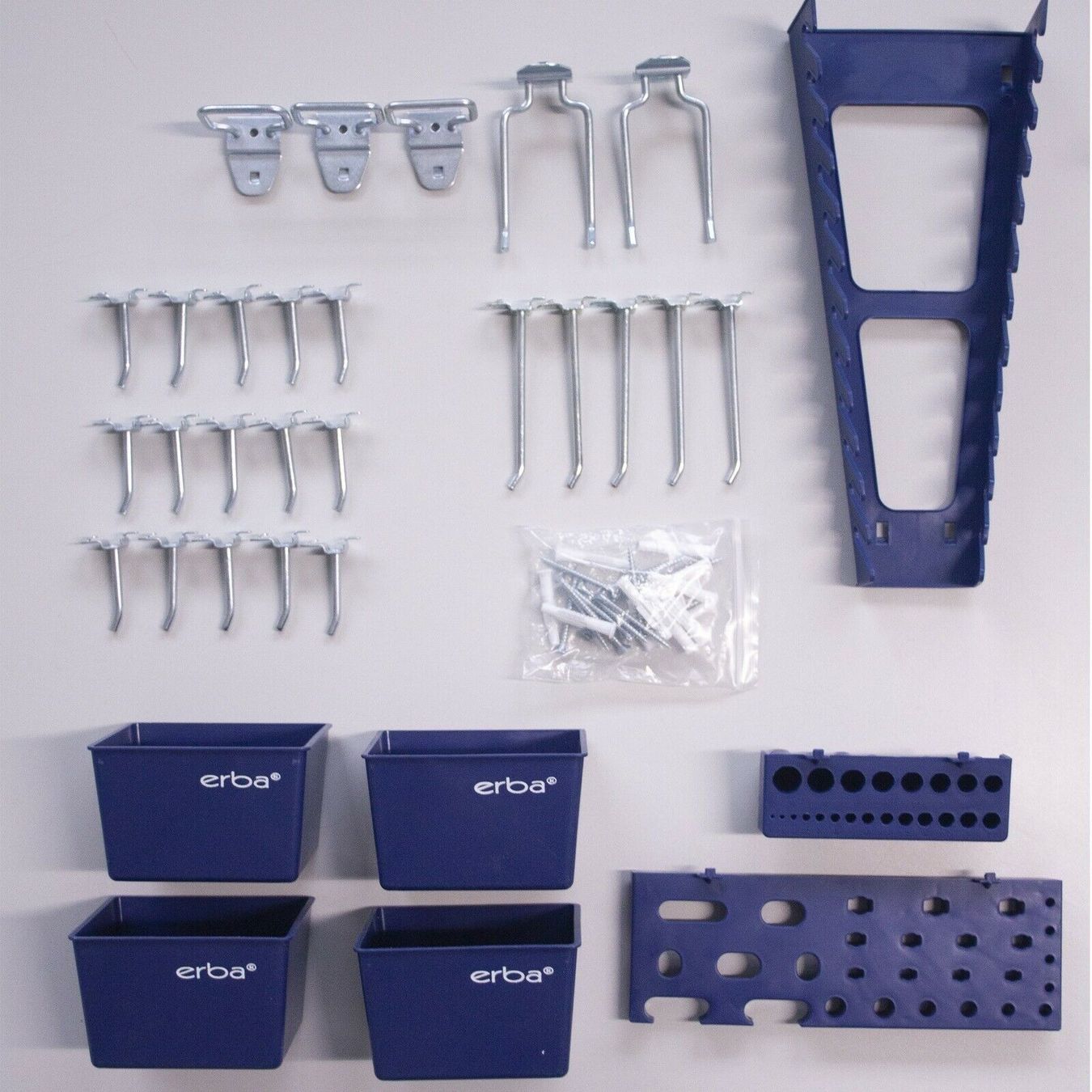 Alle Werkzeuge: Werkzeugwand Lochwand mit Hakensortiment – Neu und originalverpackt aus Untersiggenthal von  2