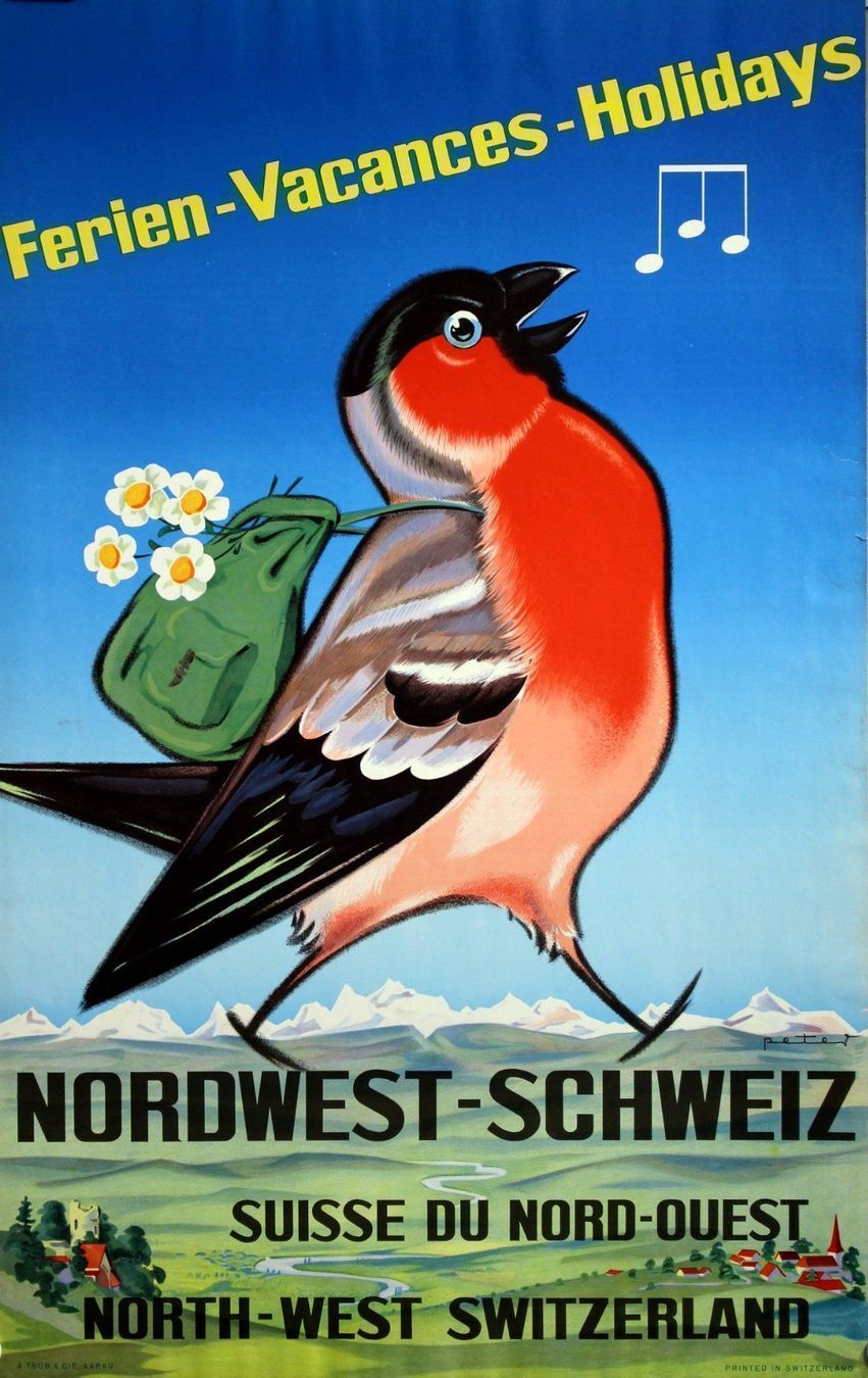 Poster & Bilder: Ferien - Nordwest-Schweiz – Gebraucht aus Eggenwil von Joyart
