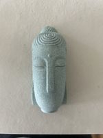 Buddha Kopf Deko Steinoptik Höhe ca 14 cm guter Zustand🩶