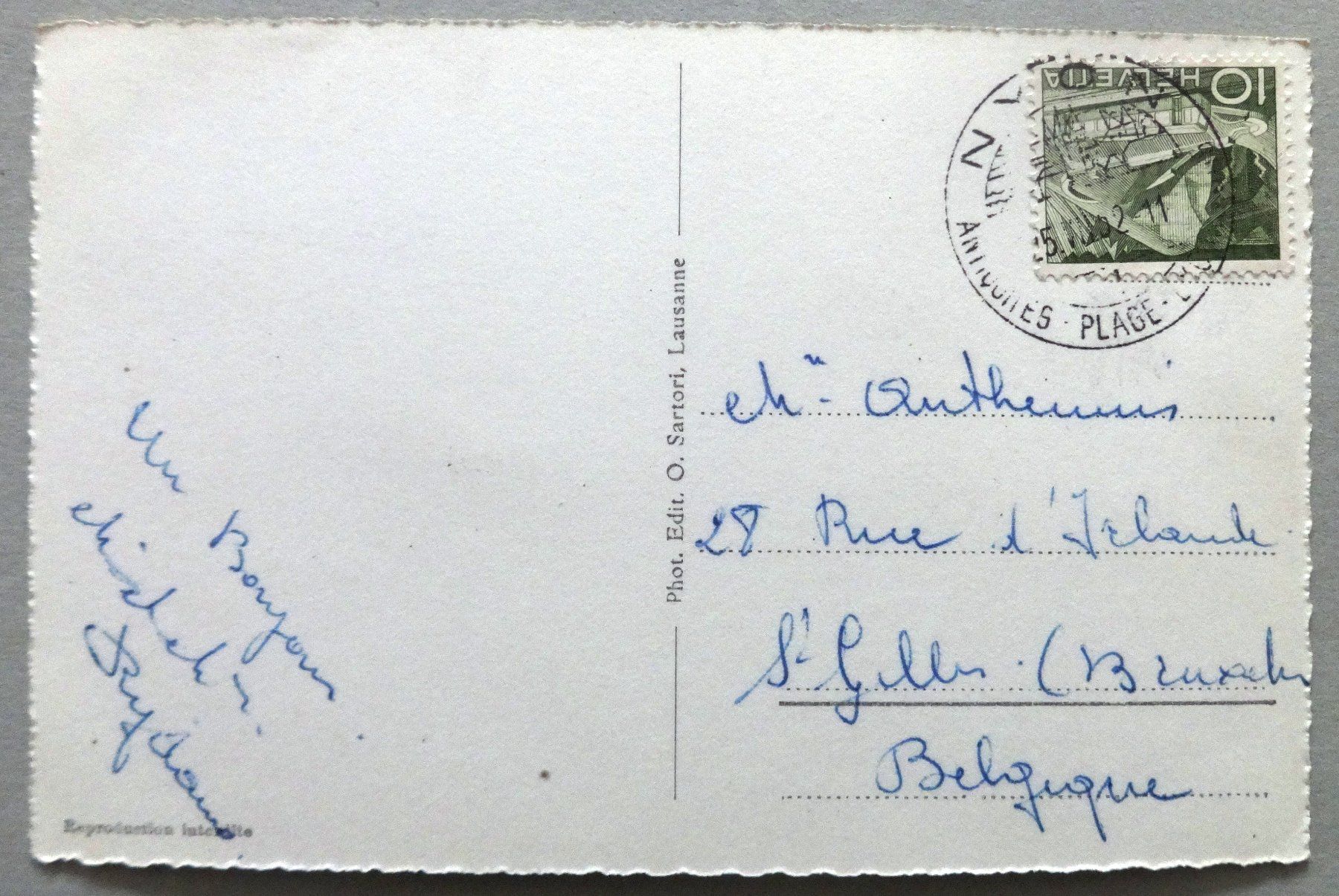Cartoline postali: Hospice et Col du Simplon (2003 m) – Usato da Fétigny venduto da Billy2miny 1