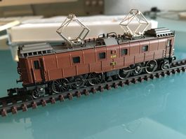 Roco E-Lok Be 4/6 SBB CFF Braun sehr schön Spur N