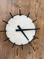 Mid Century 60er Jahre Wand Uhr Moser Baer 