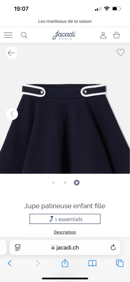 Jacadi Vestiti & Gonne: Jupe JACADI bleu marine 96 cm 3 ans – Usato da Zug venduto da ama_fgg6 6