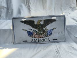 Autoschild Blechschild USA Amerika Adler USA Flagge Schild