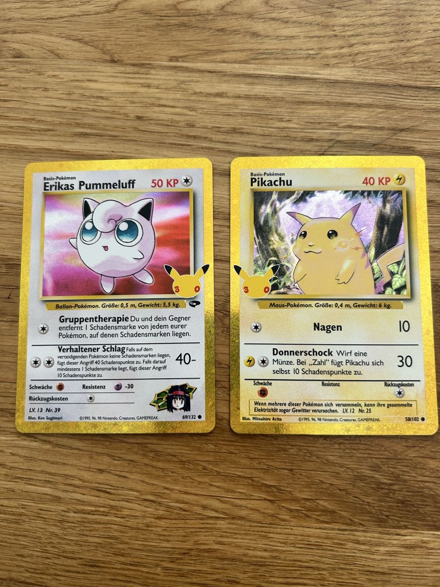 Pokémon Carte collezionabili: Pokémon 30th Pikachu & Erikas Pummeluff – Nuovo (secondo la descrizione) da Volketswil venduto da kri_mp95