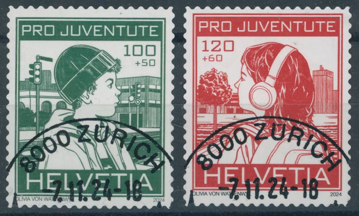 Tutti i francobolli: 2024 - Pro Juventute - Ersttag Stempel ET – Usato da Schindellegi venduto da stationary