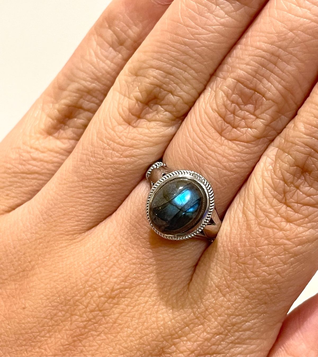 Bagues: Labradorit-Ring – Neuf avec emballage d'origine à Schiers par sisikristall