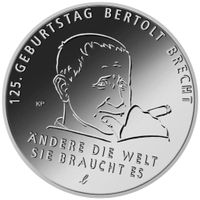 Germany - 20 euros (Bertolt Brecht) 2023 UNC