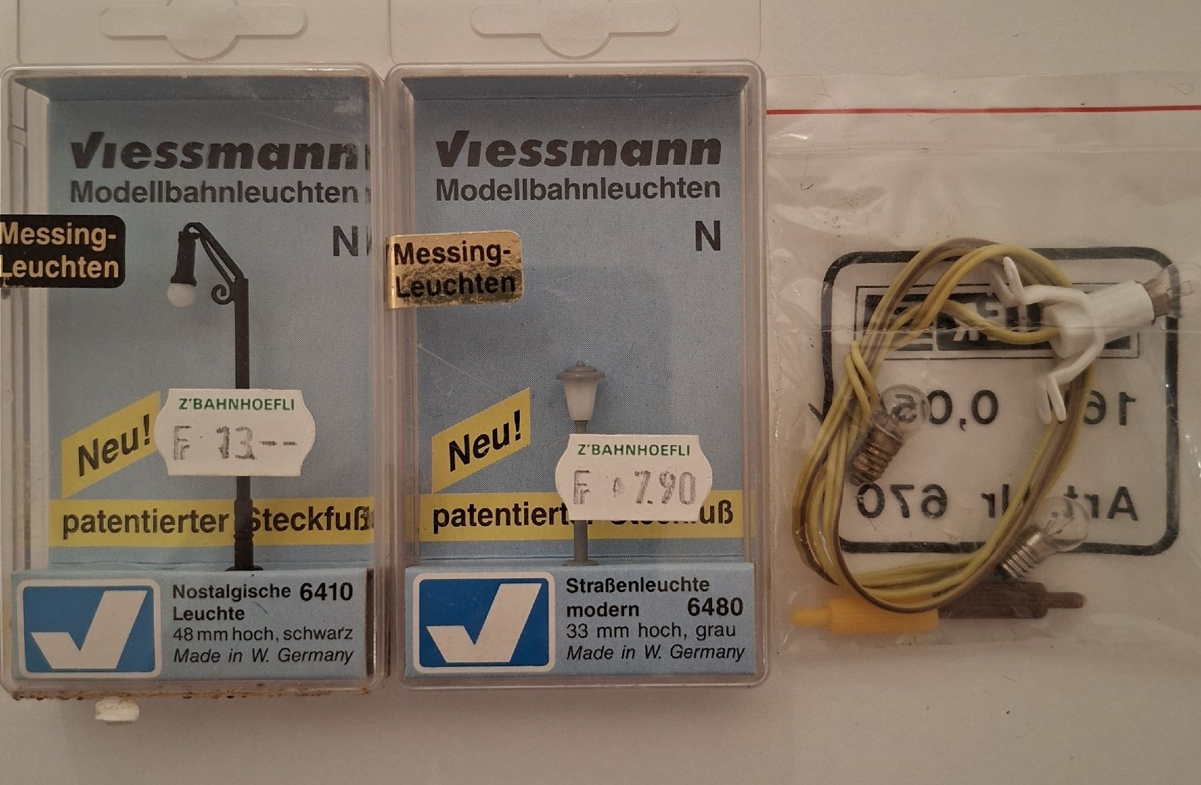 Viessmann Modelleisenbahnen: Spur N, div. Modellbahnleuchten – Gebraucht aus Laupen BE von hei_prs6
