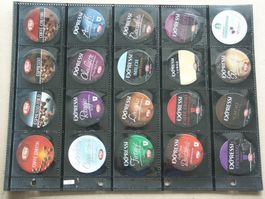 40 verschiedene   Kaffeekapsel Deckeli