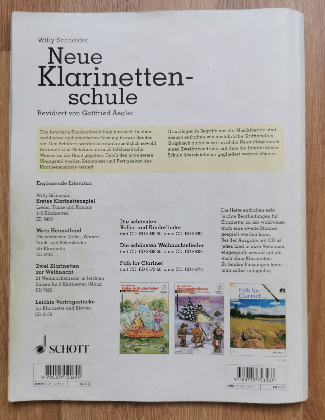 Libri: Neue Klarinettenschule Band 1 – Usato da Birsfelden venduto da dsc_f8gx 3