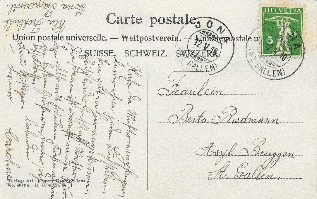 Cartes postales: AK JONA 1918 – D'occasion à Schlossrued par Aronliam 1