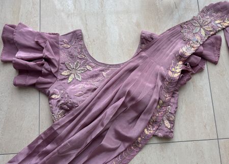 indische/tamilische one-minute Sari mit Blouse