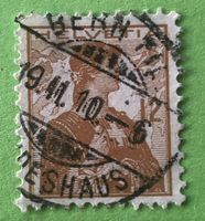  Nr.121  Brustbild der Helvetia mit Schwert GESTEMPELT    