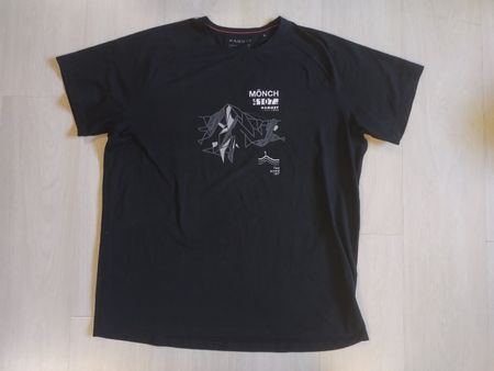 T-shirt homme Mammut noir motif Mönsch taille 2XL