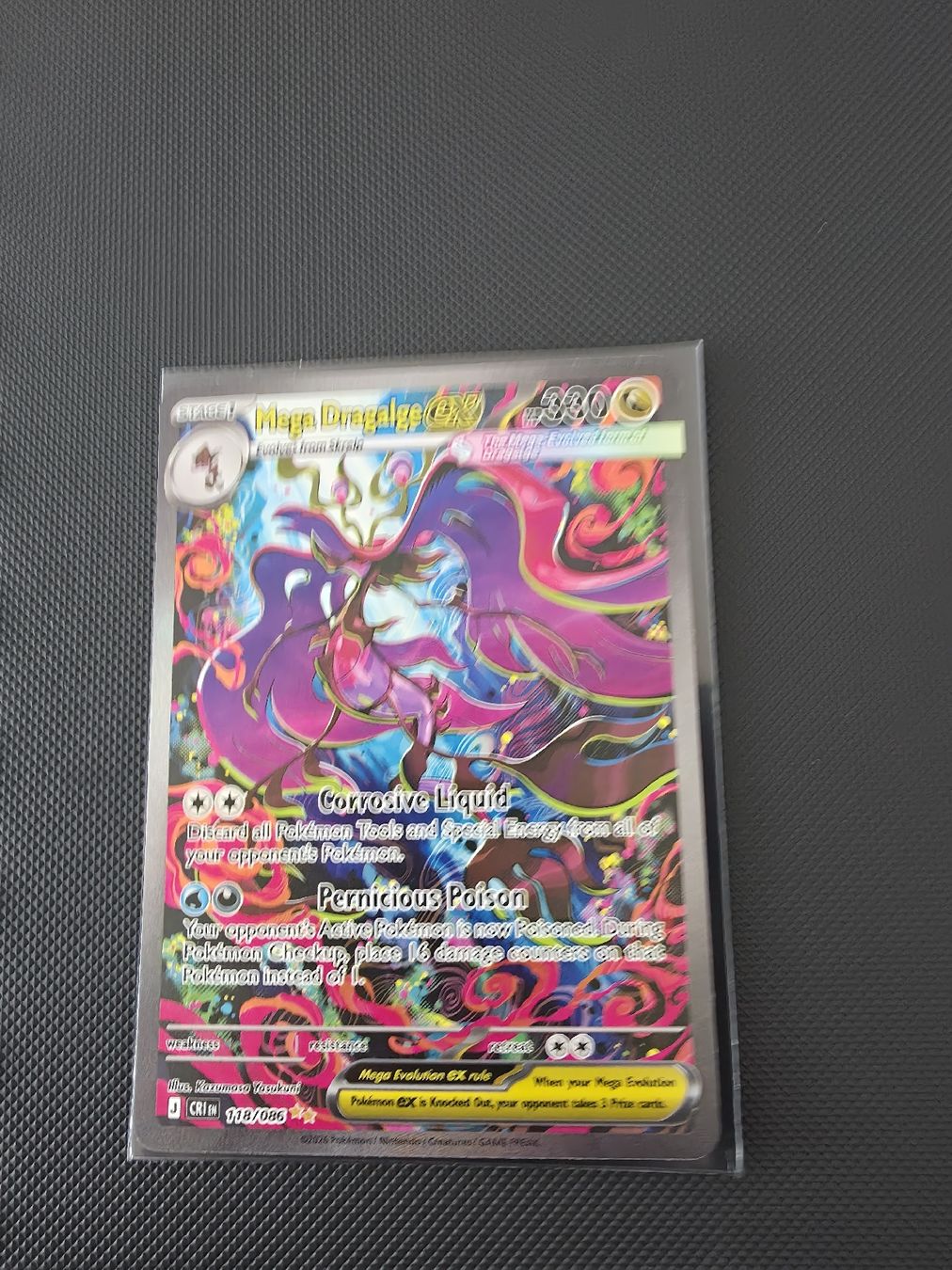 Pokémon Carte collezionabili: Mega Dragalge ex #118 CRI ENG – Nuovo (secondo la descrizione) da Luzern venduto da heini81