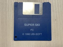 Disquette Super Ski PC UBI-SOFT 1990 - Vintage Rétro🕹️