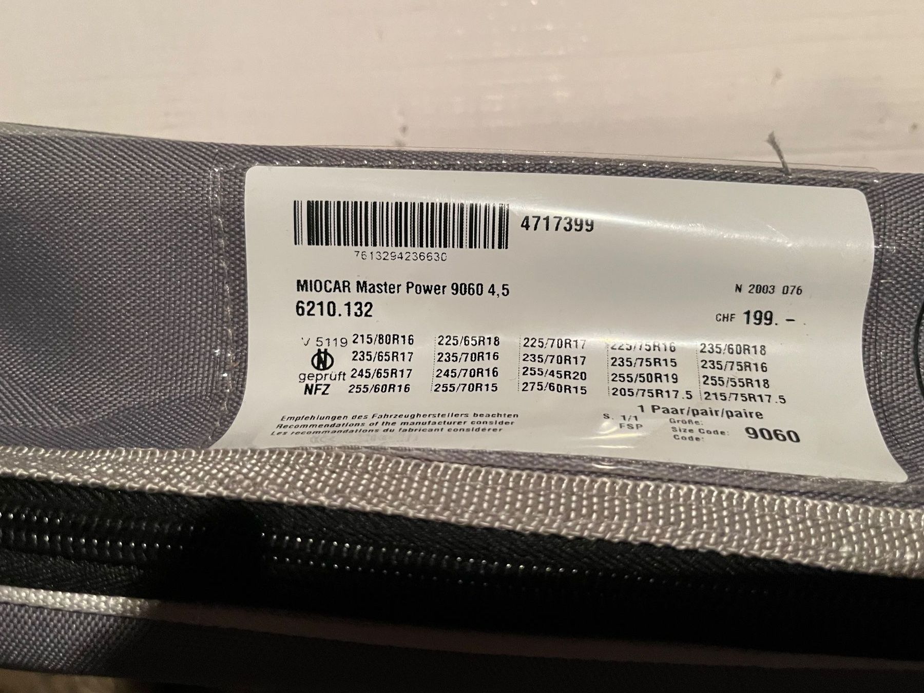 Schneeketten: Neue MIOcar Master Power 9060 Schneeketten – Neu und originalverpackt aus Bern von Vineb 1