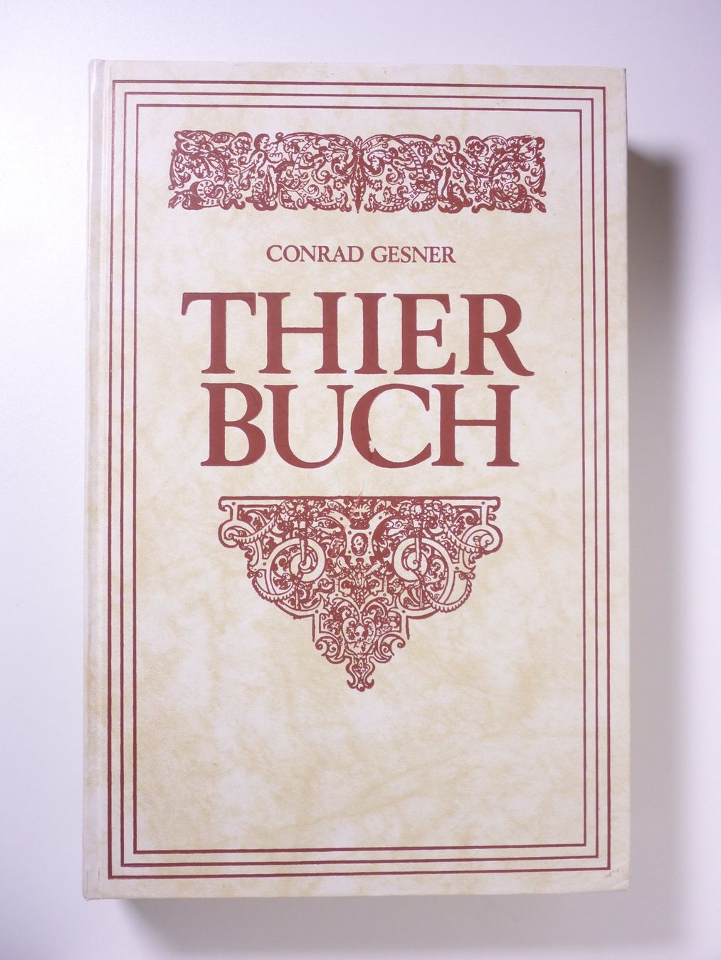 Bücher: Conrad Gesner: Thierbuch – Gebraucht aus Erschwil von taglang