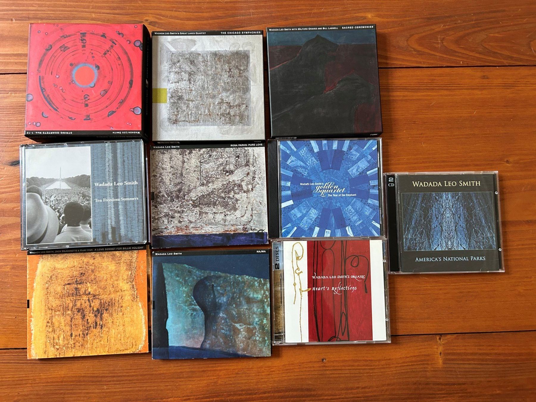 CDs: Sammlung mit neuwertigen Wadada Leo Smith-CDs – Neuf (Voir description) à Basel par Jazzblues