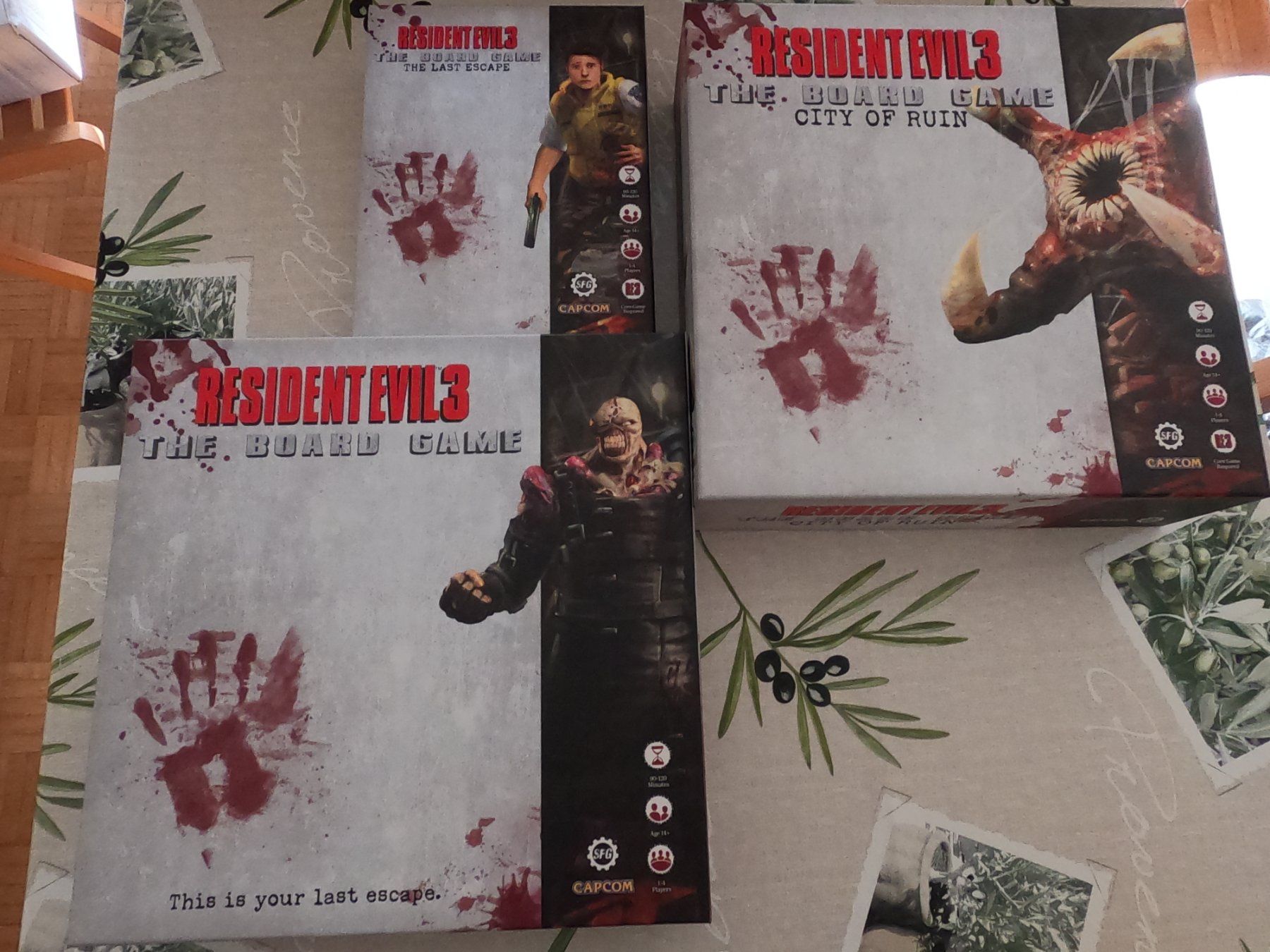 Spiele: Resident Evil 3 The Board Game Set – Gebraucht aus Zürich von rob_sq8s