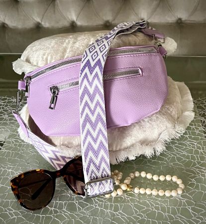 ⚜️ Trendige Crossbody-Tasche, lila– NEU!