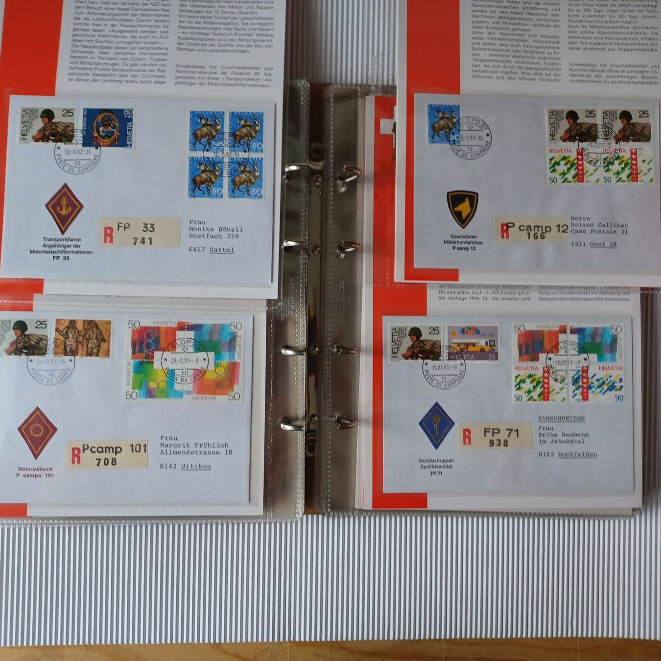 Tutti i francobolli: FELDPOST. Sachbuch Schweiz. Briefe, Briefmarken, Stempel – Nuovo (secondo la descrizione) da Zürich venduto da Bellabo 5