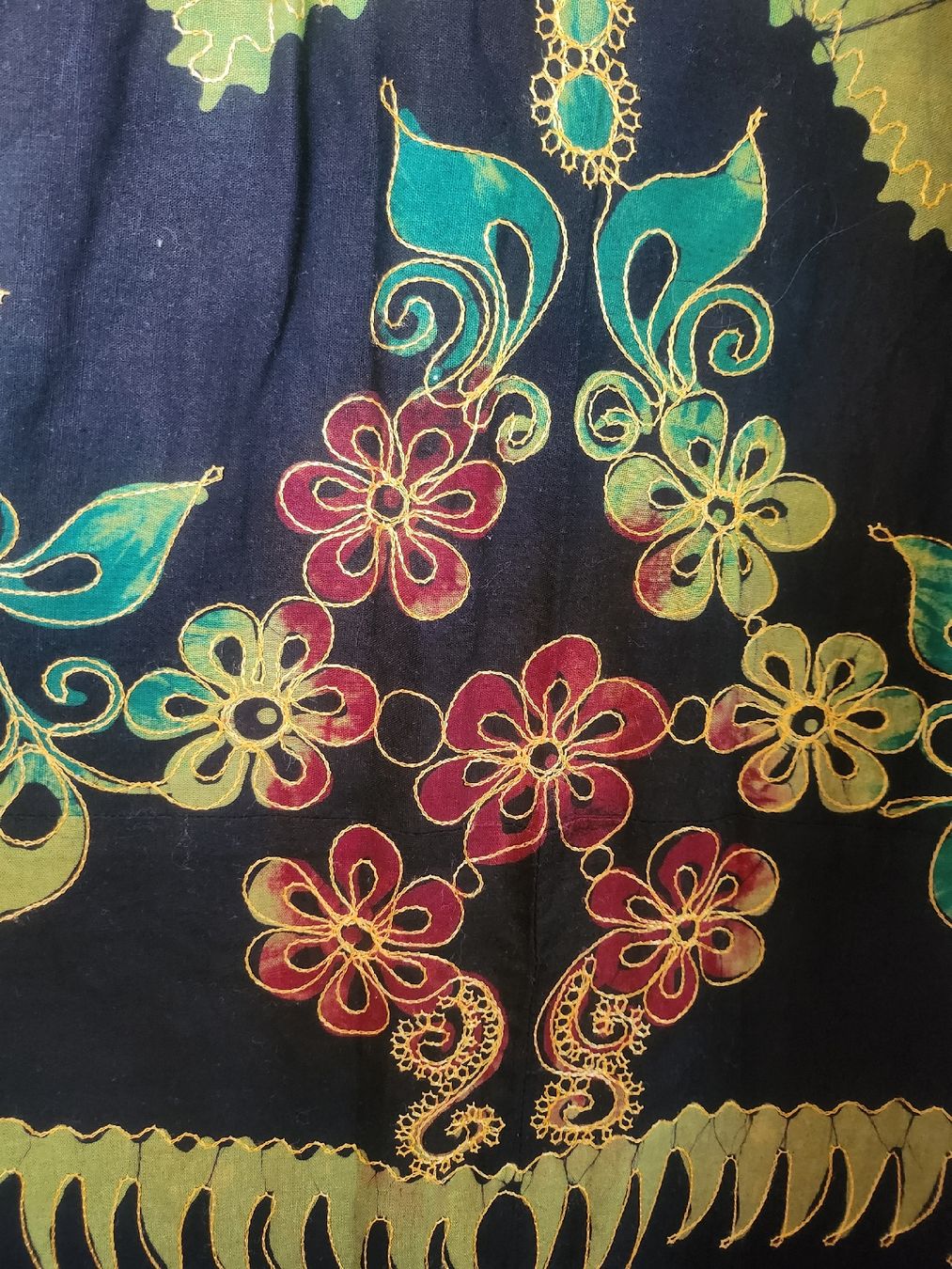 Röcke: Batikrock mit Blumenmuster – Gebraucht aus Forch von ang_bhq6 1