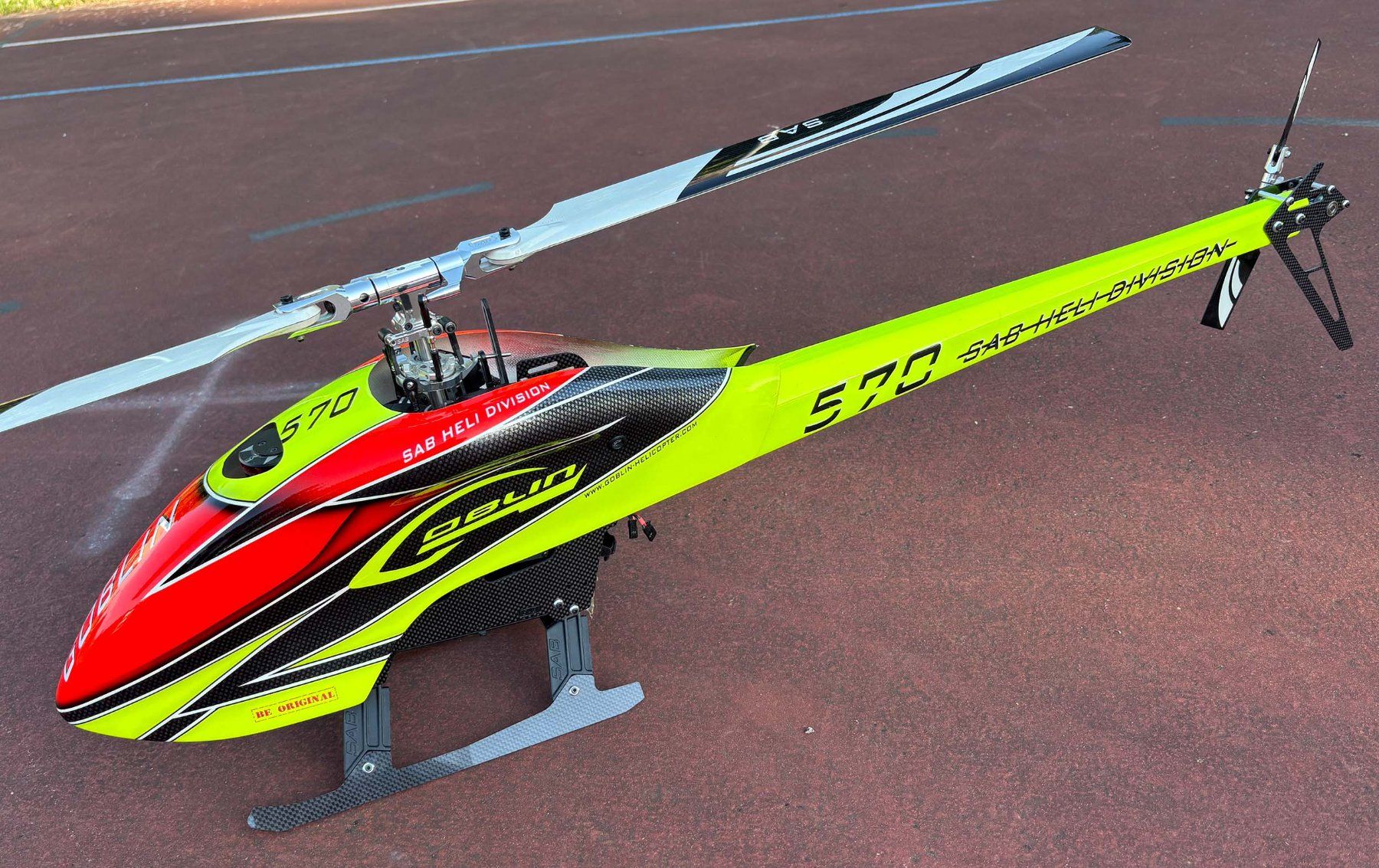 SAB Modellismo RC: Gebauter Goblin 570 Helikopter – Usato da Frick venduto da TOMAPO 3