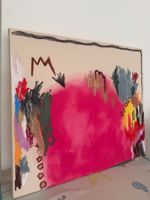 Gemälde "Zwischen Chaos und Stille", 50x60 cm