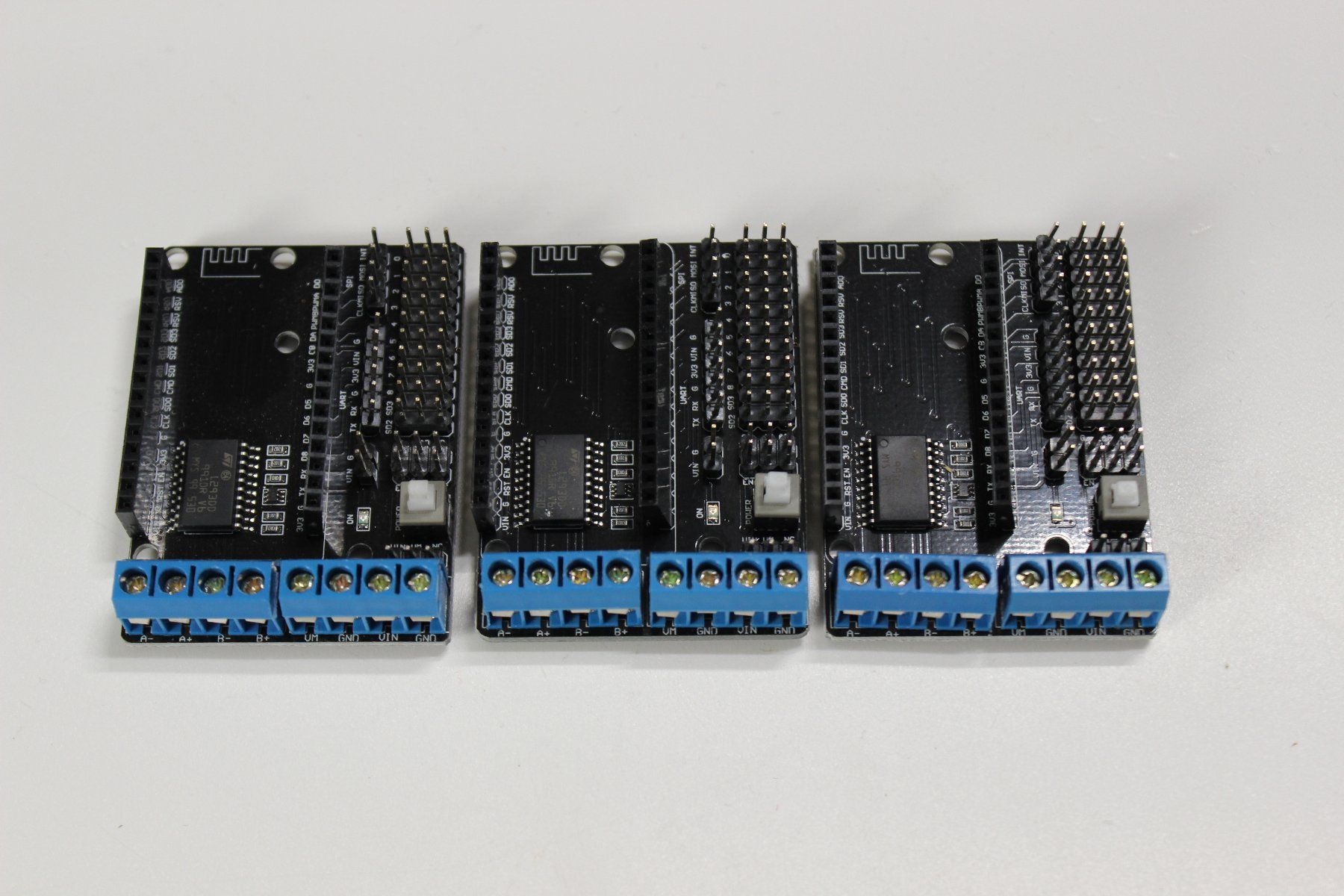 3 stk ESP12 (ESP8266) Motor Shield mit L293DD Driver Chip (Neu (gemäss ...