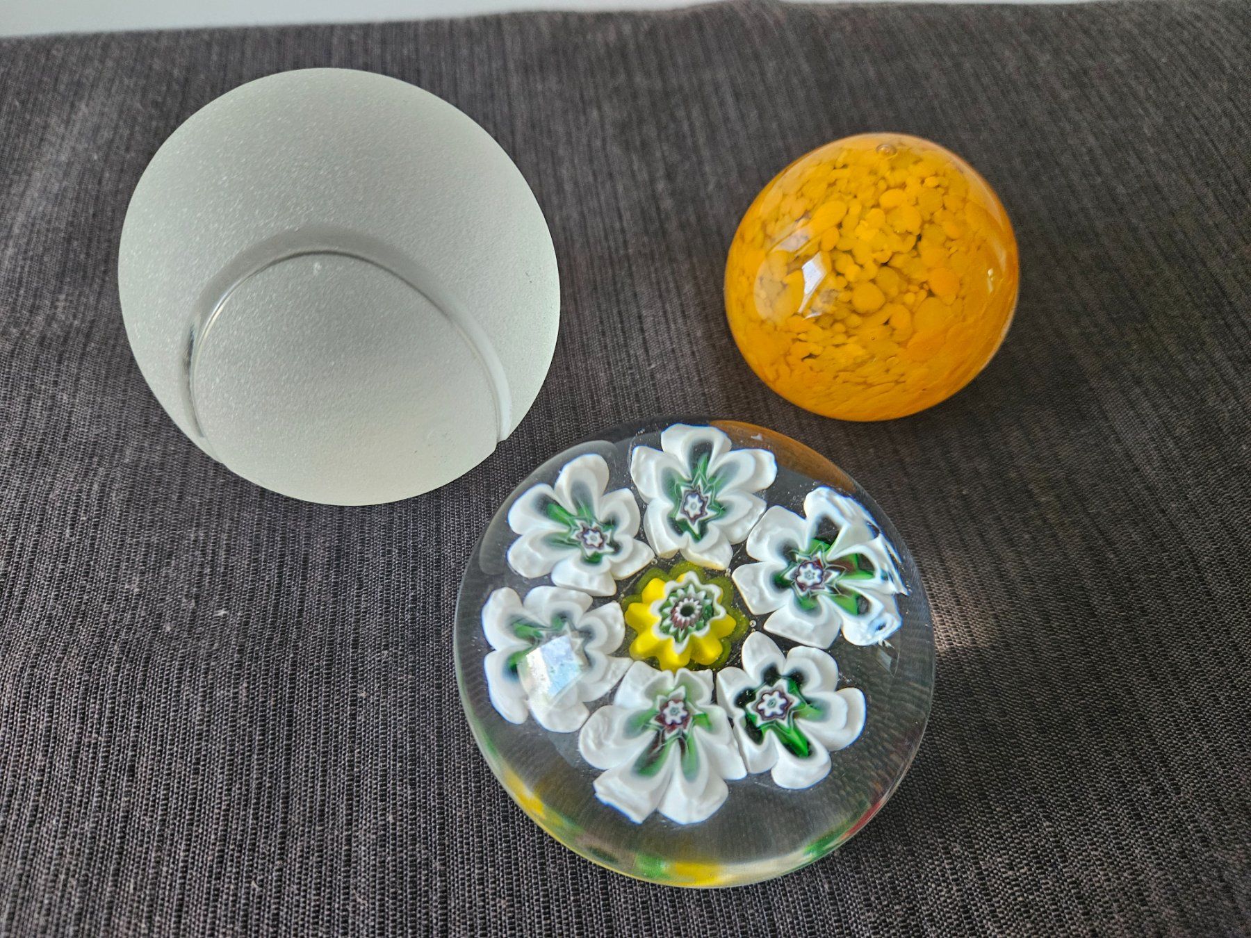 Murano Bicchieri: Murano Paperweights / Briefbeschwerer  3 Stück – Usato da Oberrieden venduto da Sun-and-Sand
