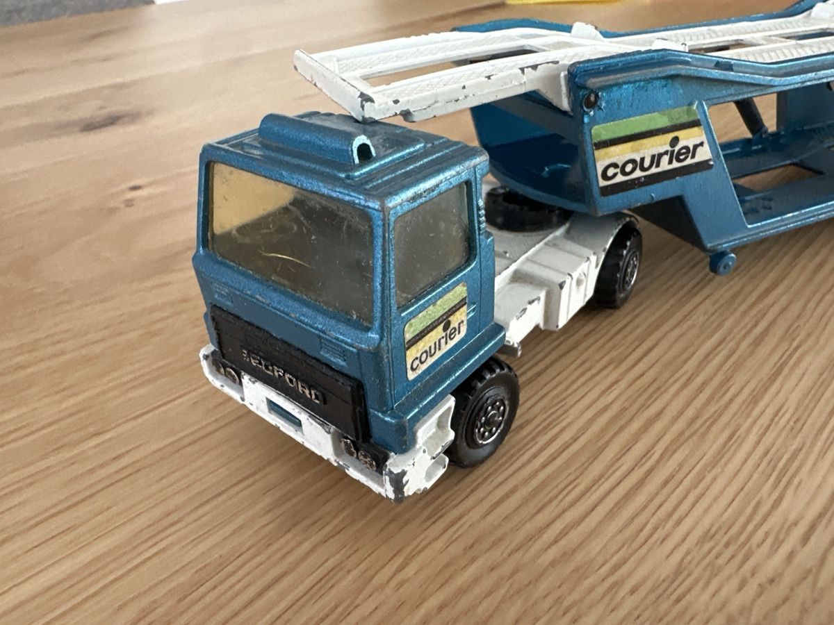 Matchbox Modellautos: MATCHBOX K-10 CAR TRANSPORTER  1985 – Gebraucht aus Sennwald von HARO-Import 1