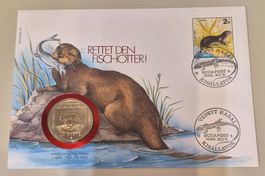 Numisbrief Rettet den Fischotter  ab 1 Fr. !!