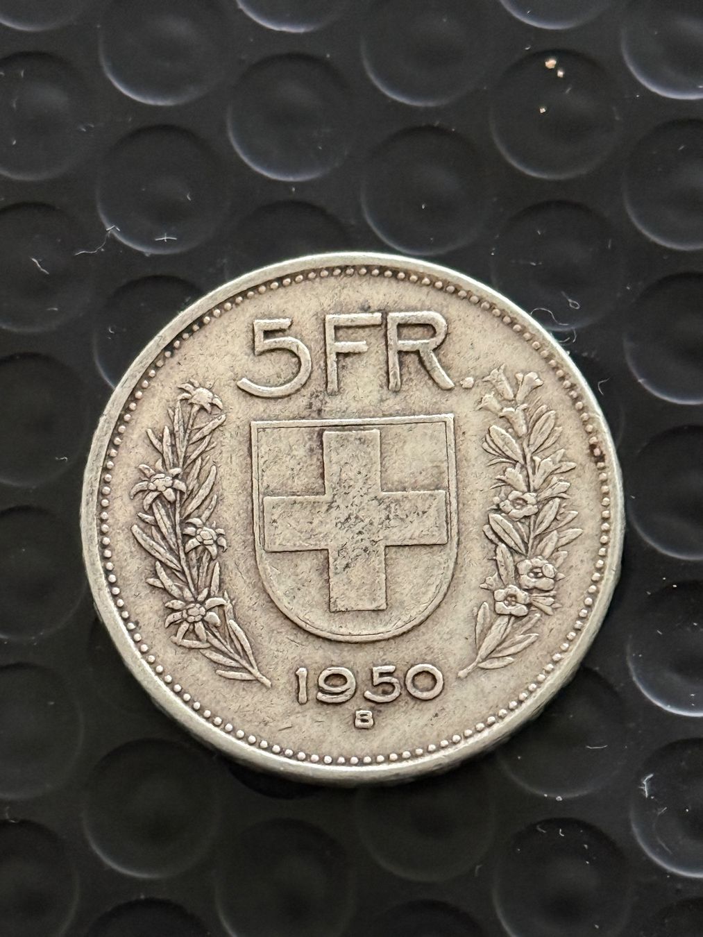 Tutti le monete: 5 Franken 1950  Rar – Usato da Wallisellen venduto da SWISS_SILVER1