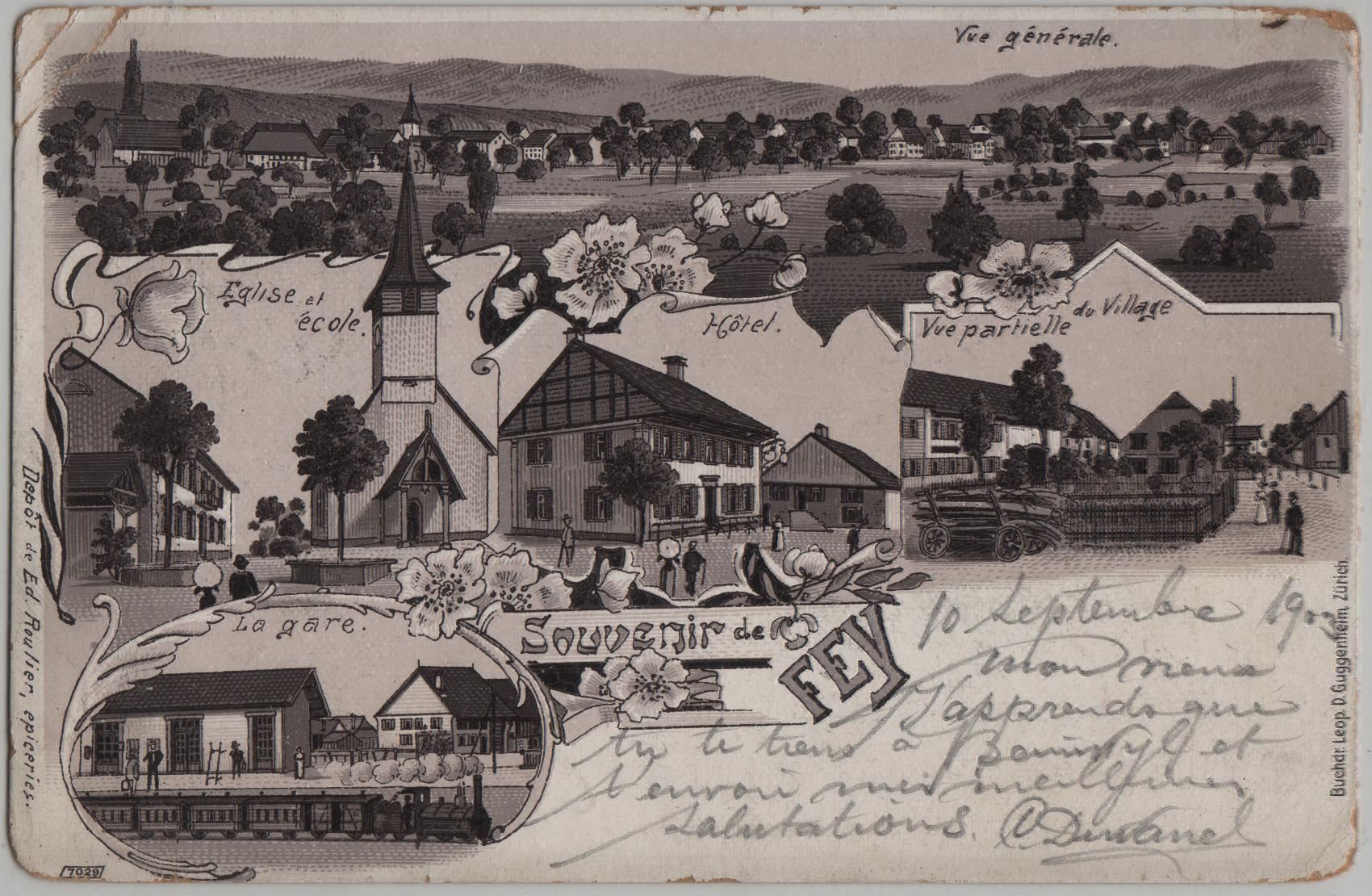 Cartoline postali: Souvenir de Fey – Antico da Ettingen venduto da Kartenplanet