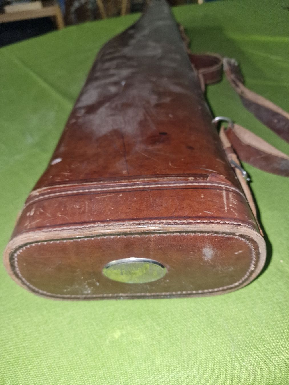 Borse: Leder Gewehrfutteral Jagd,  Gewehrtasche Antik – Usato da Uzwil venduto da BrokiFloh 4
