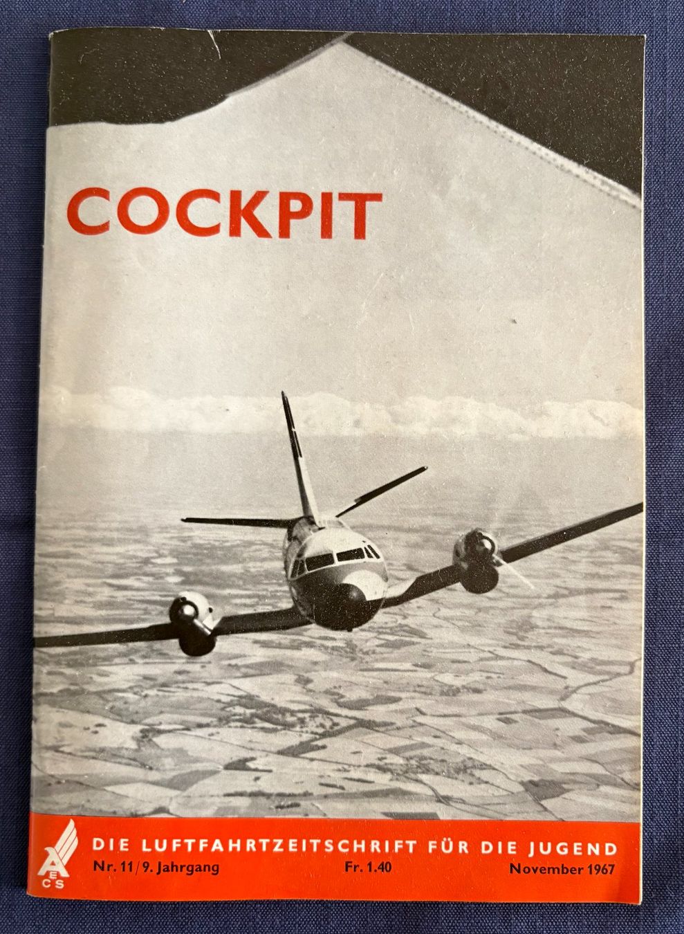 Riviste & Magazine: COCKPIT DIE LUFTFAHRTZEITSCHRIFT NOVEMBER 1967 – Usato da Ostermundigen venduto da wini63