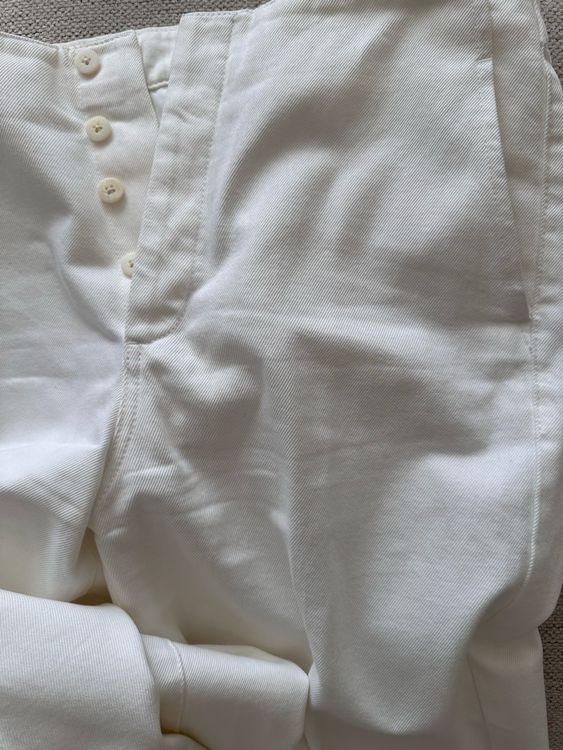 Massimo Dutti Pantaloni: White cotton trousers size 40 – Usato da Horgen venduto da dariajed 3