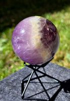 💜 Chevron-Amethyst-Kugel 230g