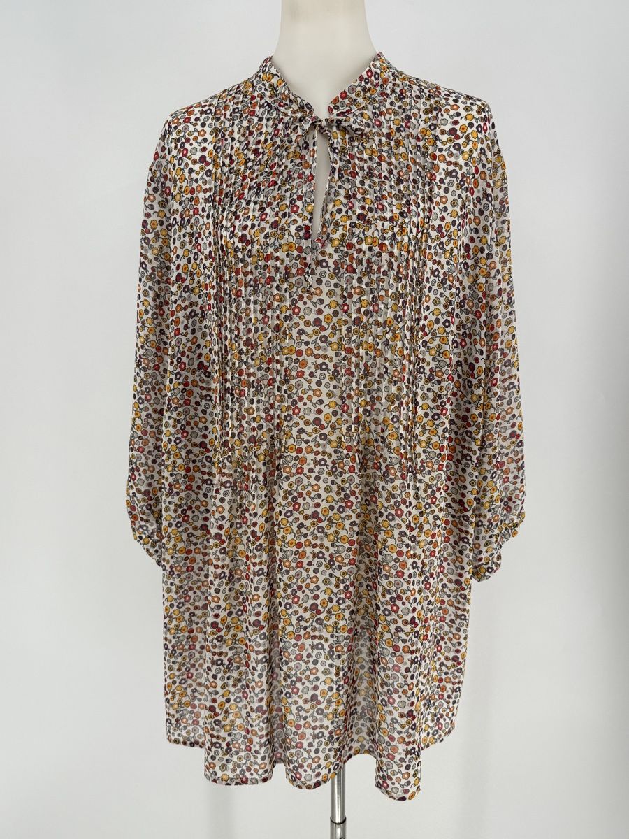 Blusen: Bluse mit Blumenmuster Gr. 48/50 von Bonprix  – Gebraucht aus Auenstein von moin.