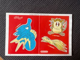 Pokemon Vulnona Seemon Rot Kelloggs Nintendo Vintage 2000